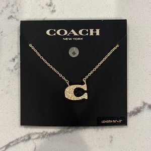 Coach Necklace 16” + 2” extender